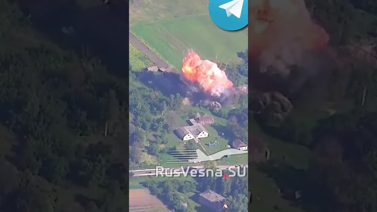 FAB 500PD bombs hit enemy personnel near the settlement of Krenidovka in the Sumy region