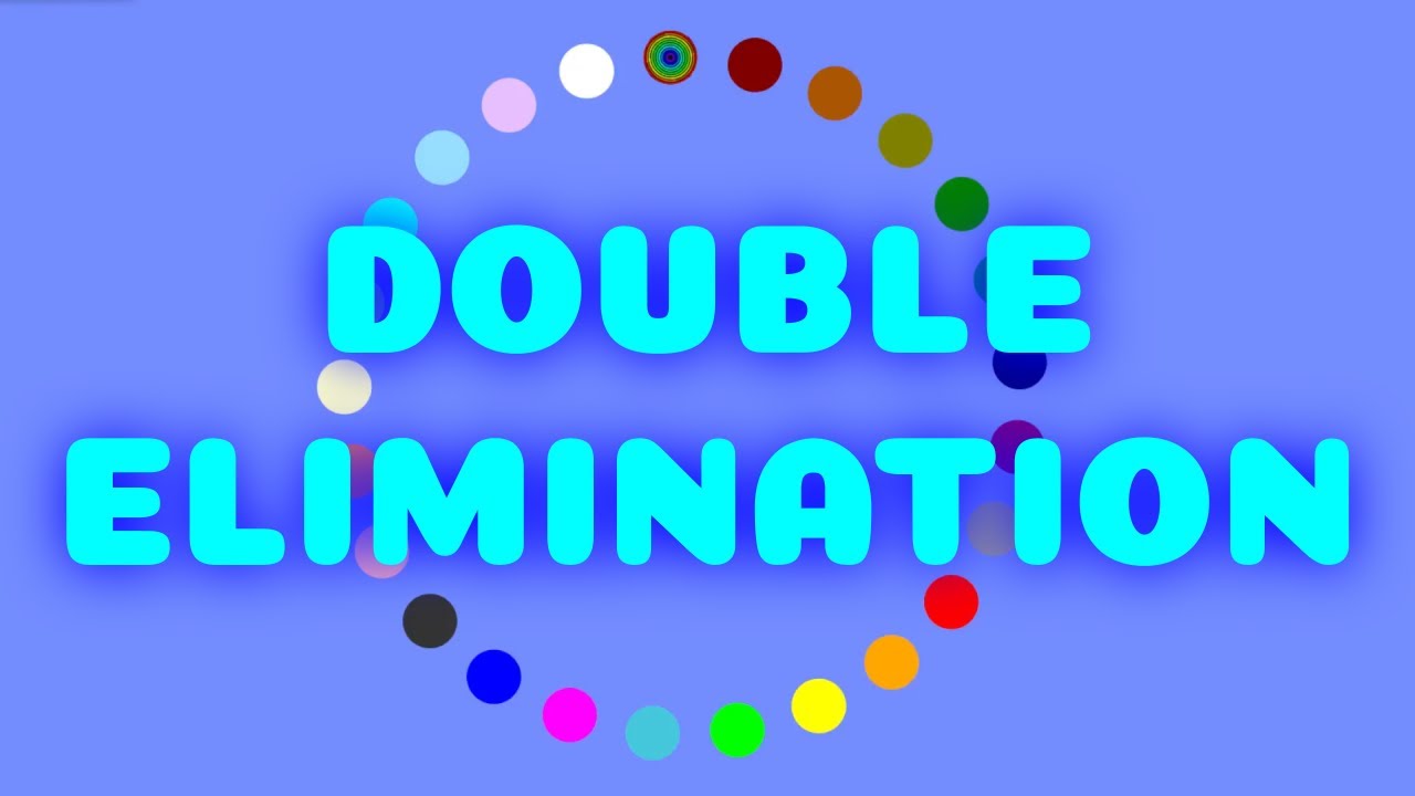 Don't be too fast; The last will lose : 25 Marble Race Double Elimination