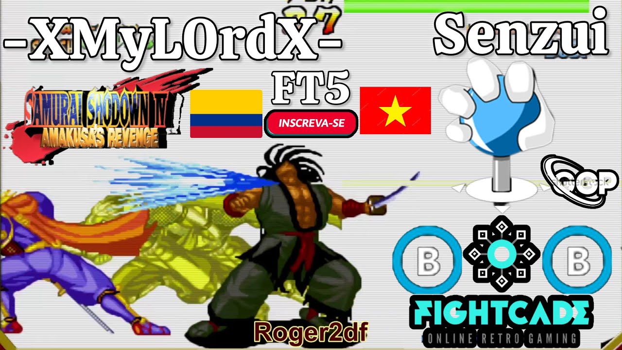 Samurai Shodown IV✅RANK((B))-XMyL0rdX-🆚Senzui ((B))🟢FT5🟢Fightcade2🥉ONLINE🎮 LUTA🔴TENSA🥉TOP!!💥