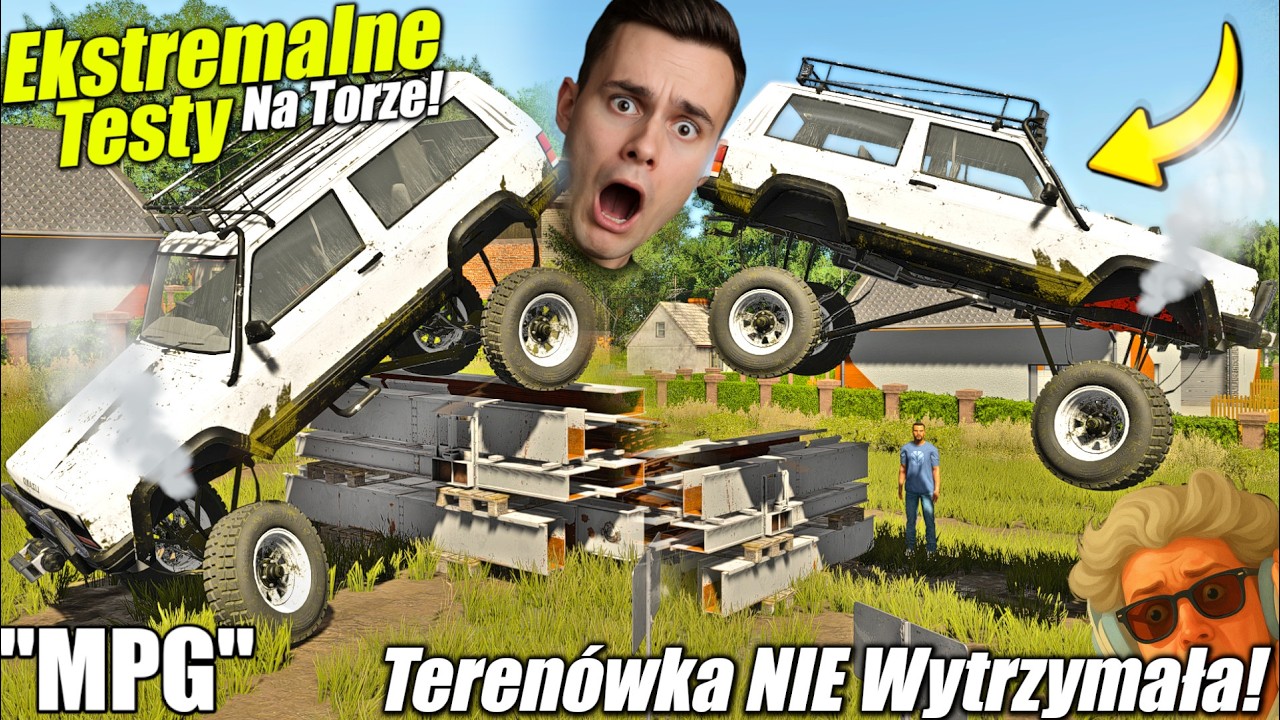 😍Testy TEREN&Oacute;WKI🔥 na Torze Przeszk&oacute;d z Kolizem!😱- Nie wytrzymała!🤣 #MPG