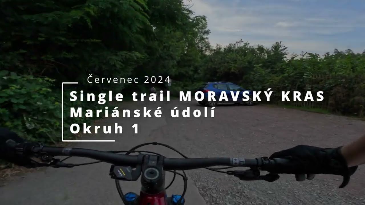 Single trail | Moravský kras | Stezky  Mariánské údolí | Okruh 1 | eBIKE ENDURO🔴  [4K]