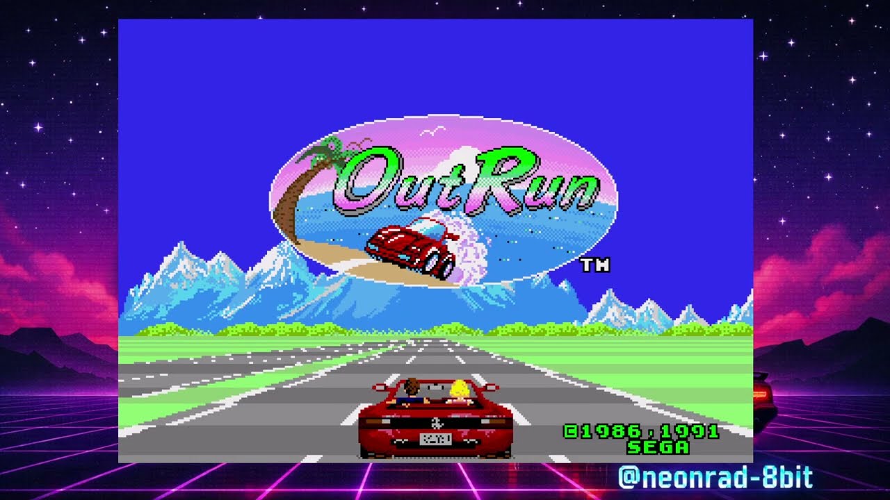 Highlight: 👉 🚗 OutRun (Mega Drive) | Neon Cruise