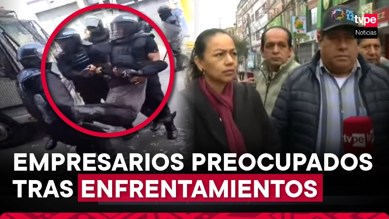 Gamarra: ambulantes y fiscalizadores heridos tras enfrentamiento