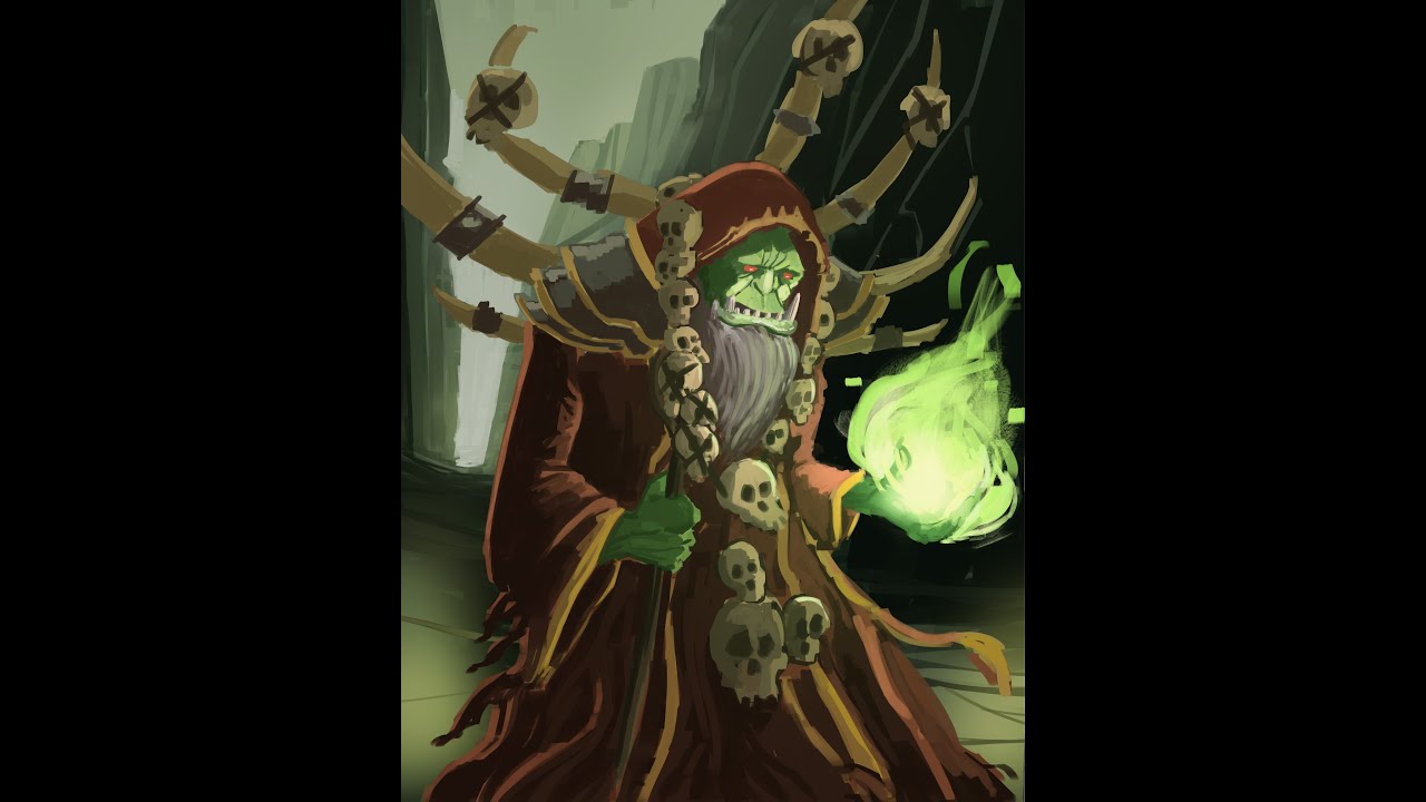 Short#21 : Guldan en digitalpainting 