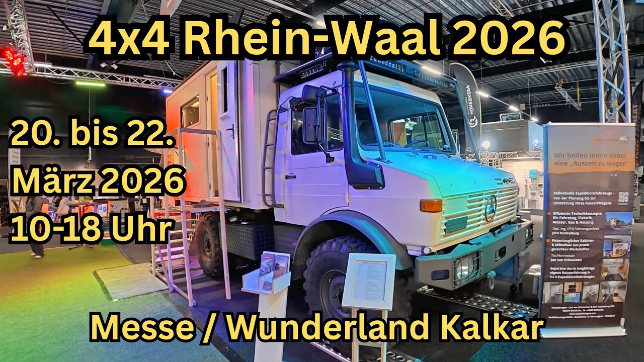 4x4 Rhein-Waal 2026 - Messerundgang am Freitag