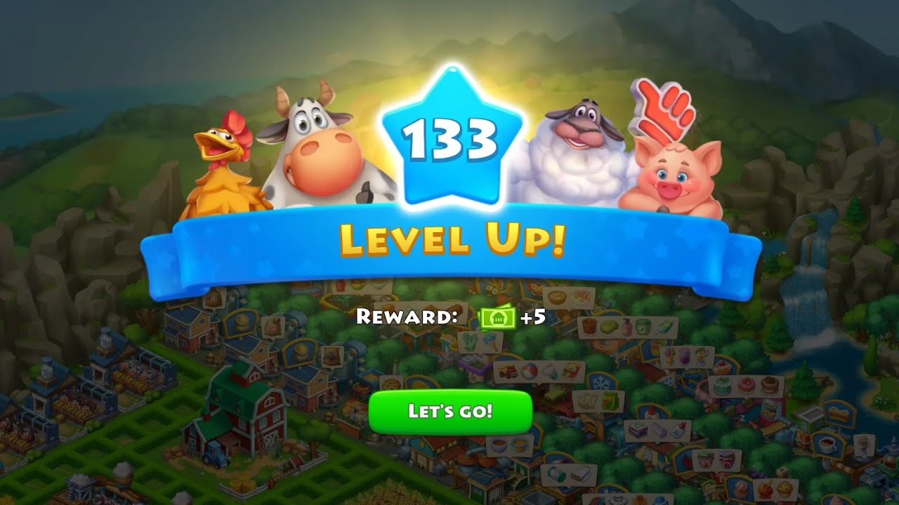 Township Level Up 133 Gameplay!!