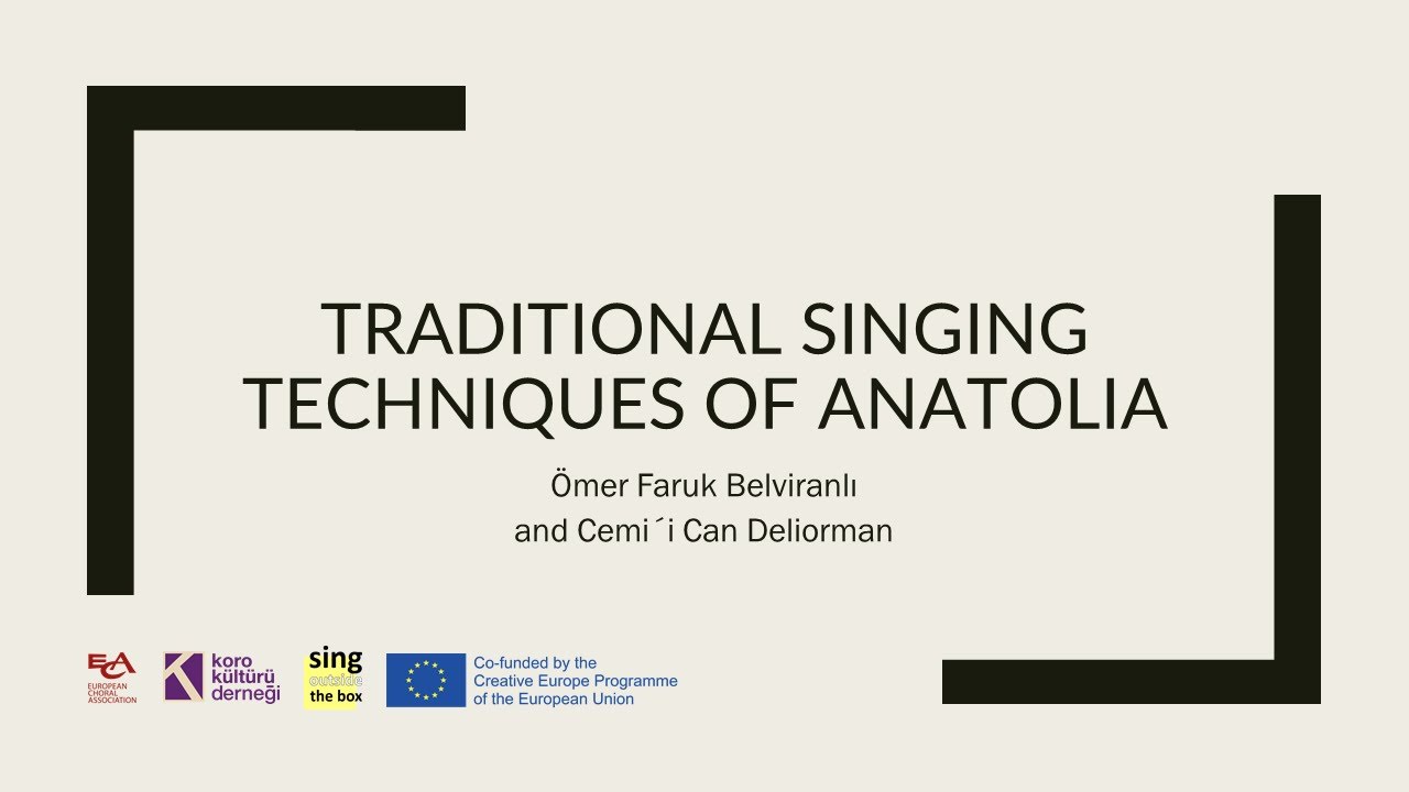 Traditional singing techniques of Anatolia | Ömer Faruk Belviranlı