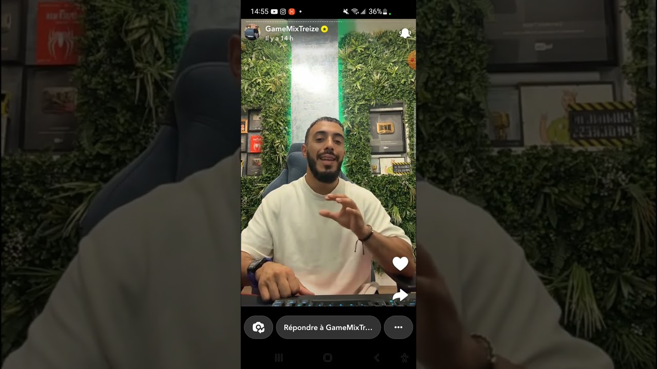 LIVE SNAPCHAT DE GAMEMIXTREIZE QUI PARLE D ARGENT, POUR LUI IL Y A QUE SA QUI COMPTE.