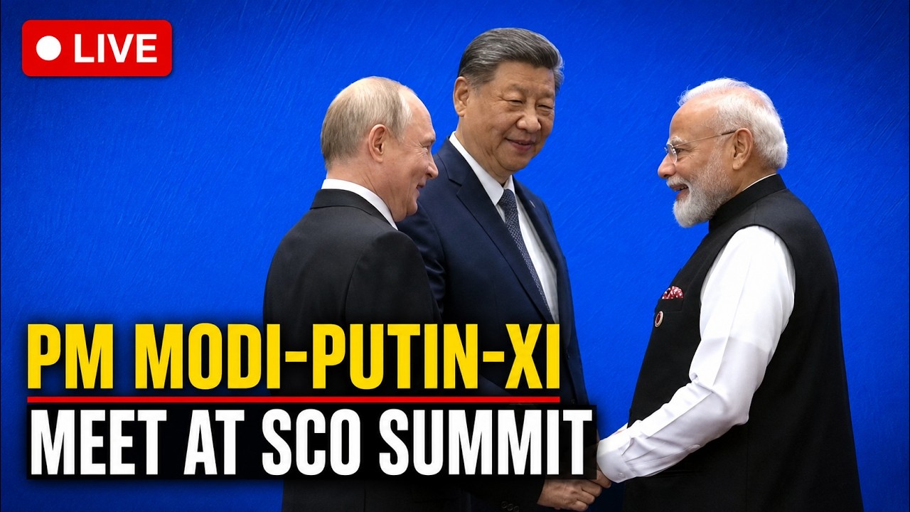 Watch: PM Modi-Putin-Xi Meet At The Sidelines Of SCO Summit | SCO Summit 2026 LIVE