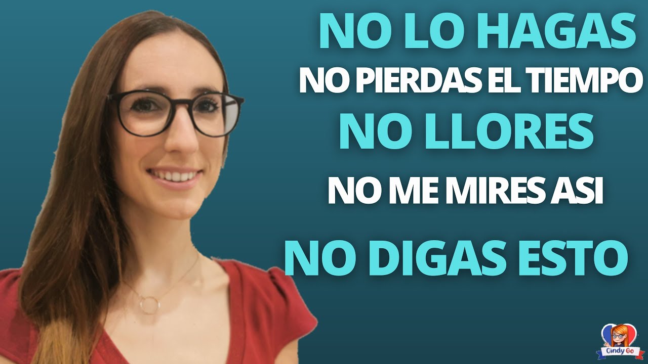 50 Frases Negativas en Francés | Como decirle a alguien que NO haga algo en francés