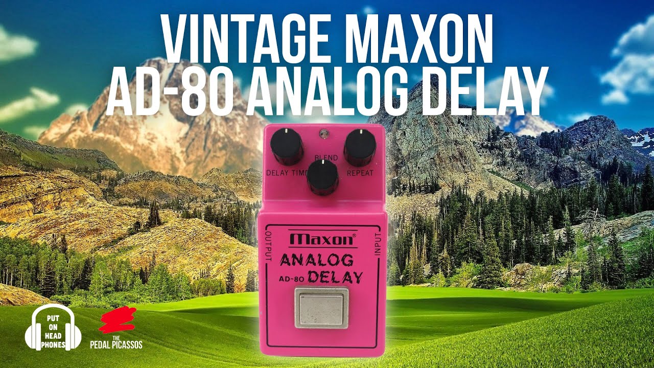 Vintage Maxon AD-80 Analog delay
