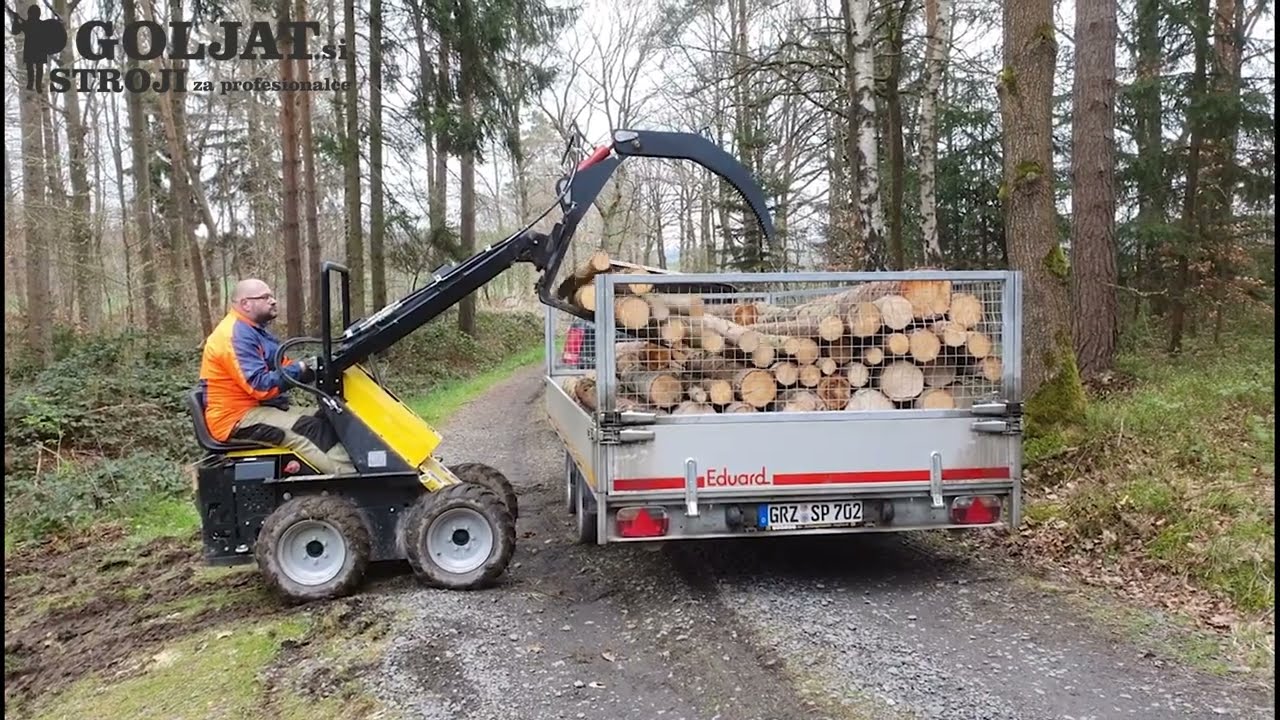 Mini nakladalec nakladač GOLJAT TUR