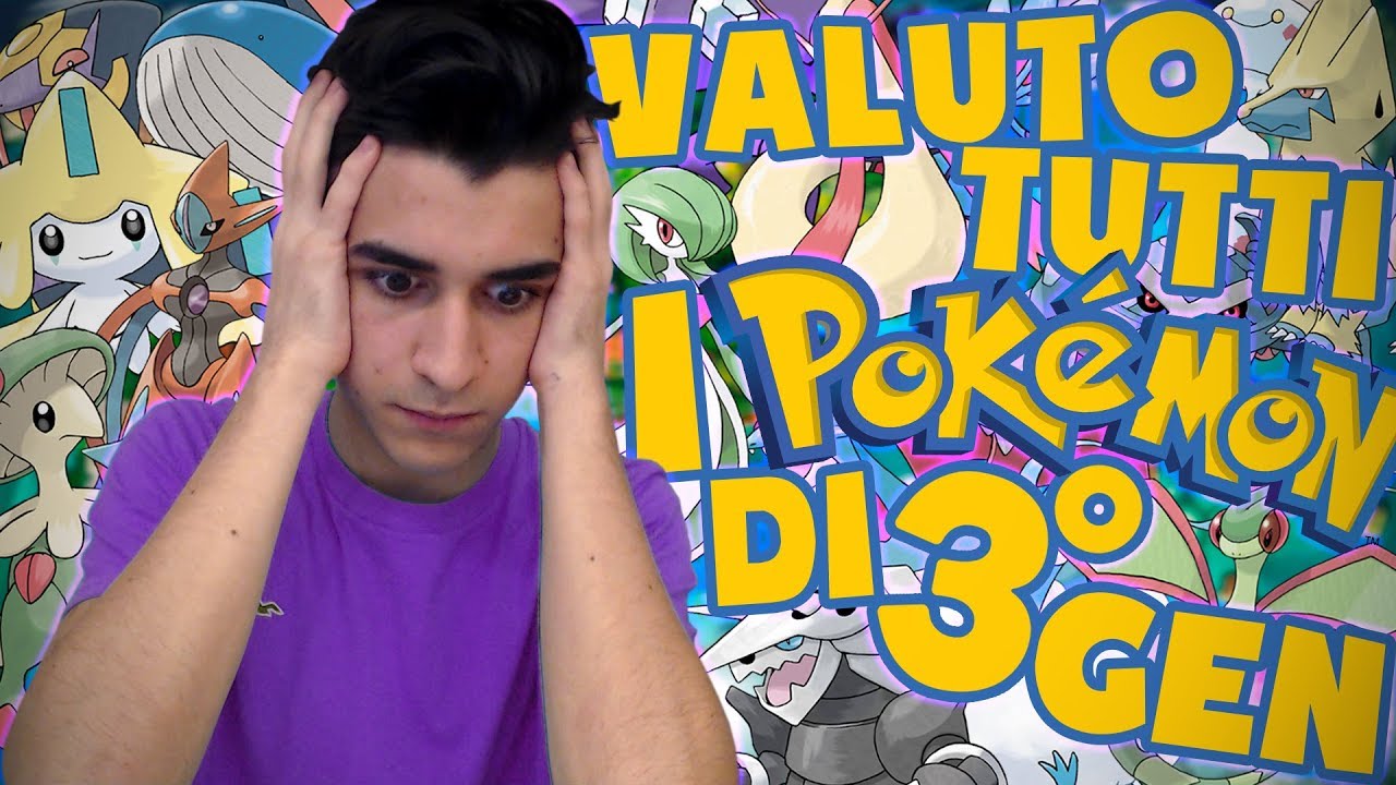 Valuto TUTTI i Pokemon di 3° GENERAZIONE!