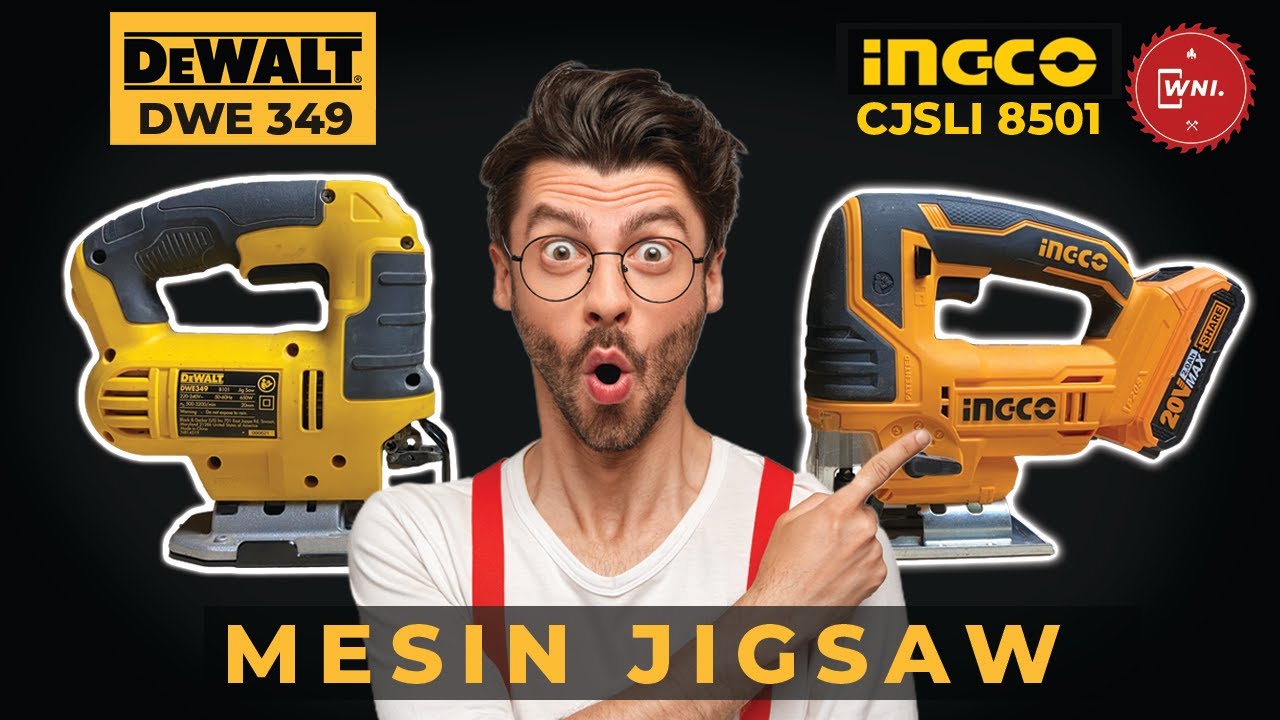 Tes Mesin gergaji JIGSAW | dewalt DWE 349 & ingco CJSLI 8501