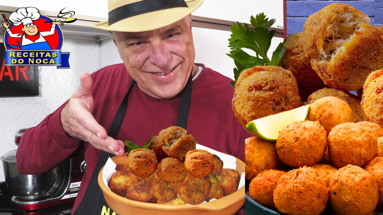 BOLINHO DE BACALHAU melhor do mundo. Receita Perfeita para Família ou Faça e Venda