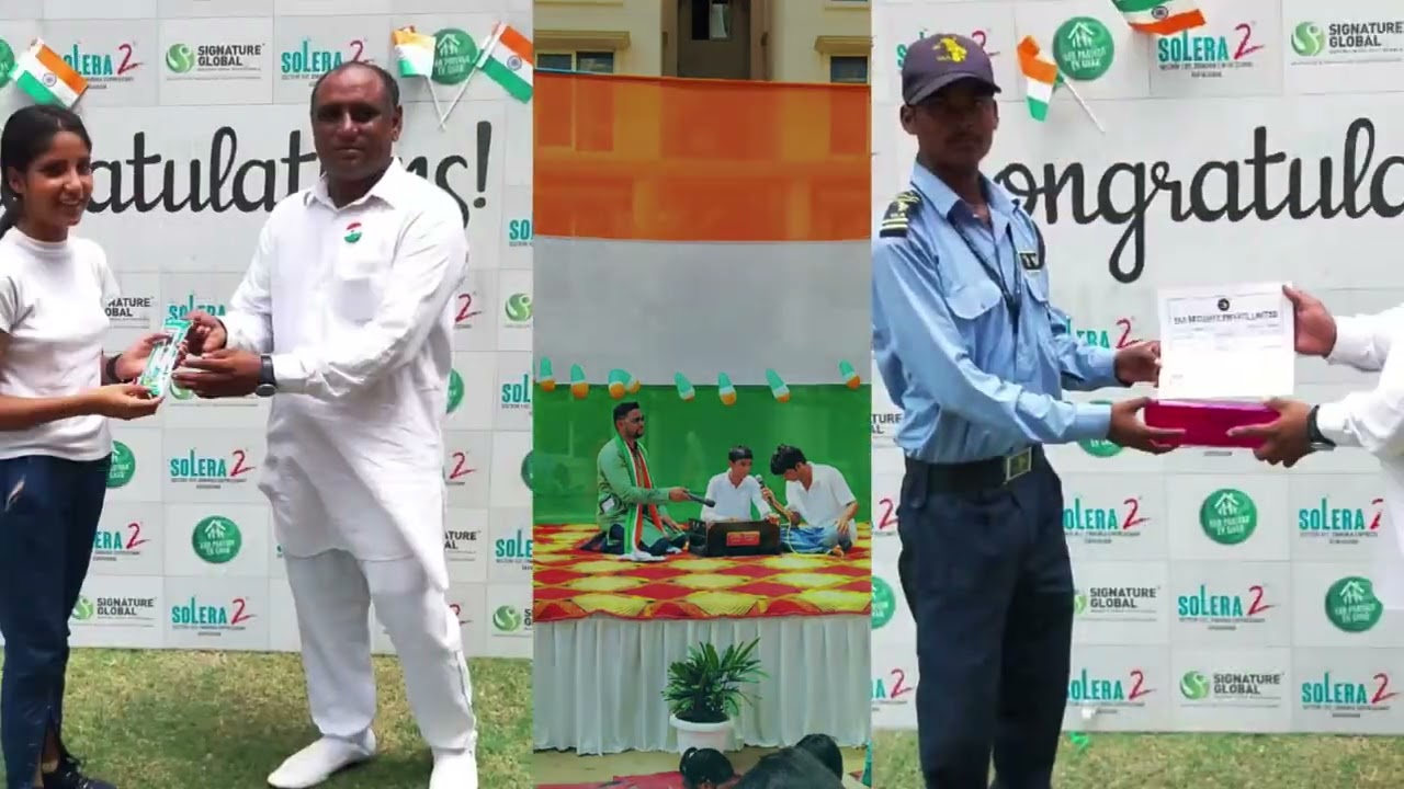 Independence Day Celebration at Signature Global's Socities