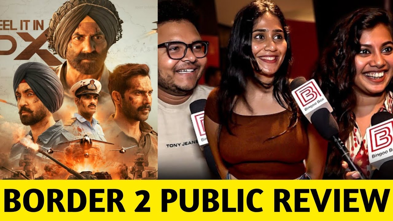 Border 2 2nd Day Public Crazy Reaction | Sunny Deol | Border 2 Public review & Reaction