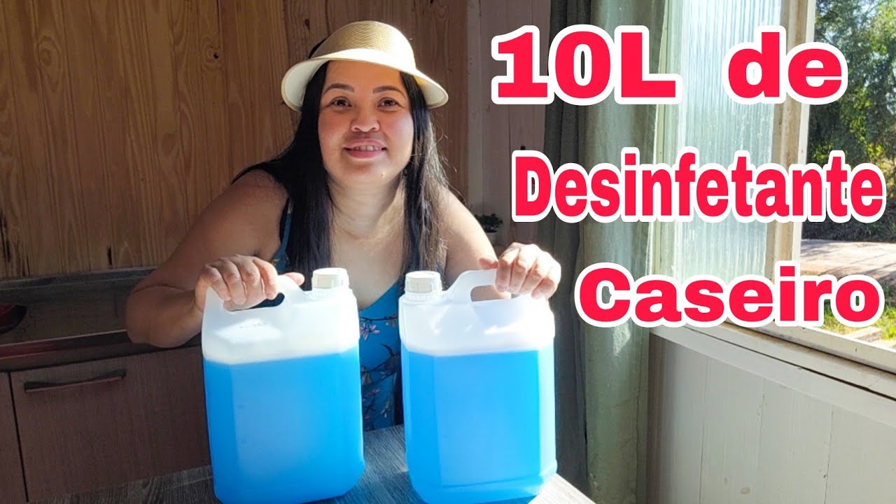 10L de Desinfetante Caseiro $ Passo a Passo