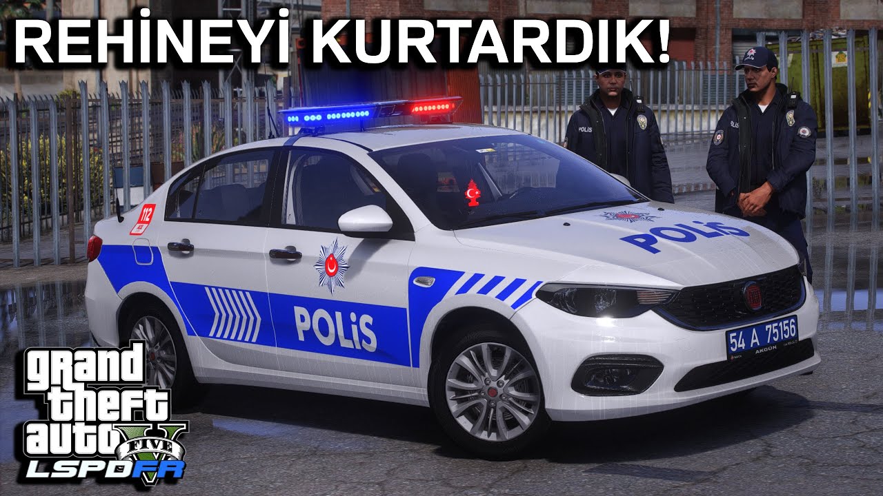 REHİN ALDI MAHALLE KARIŞTI !! -  POLİS MODU ASAYİŞ - GTA 5 LSPDFR