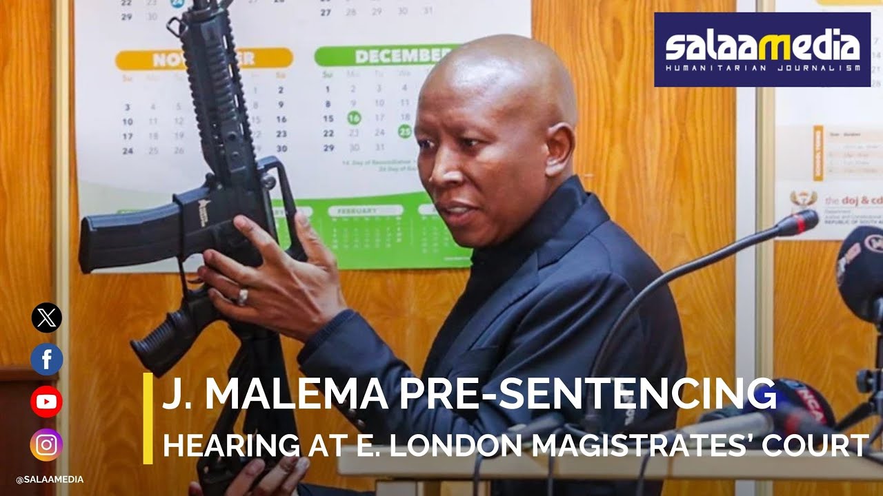 Julius Malema Pre-Sentencing Hearing at East London Magistrates’ Court