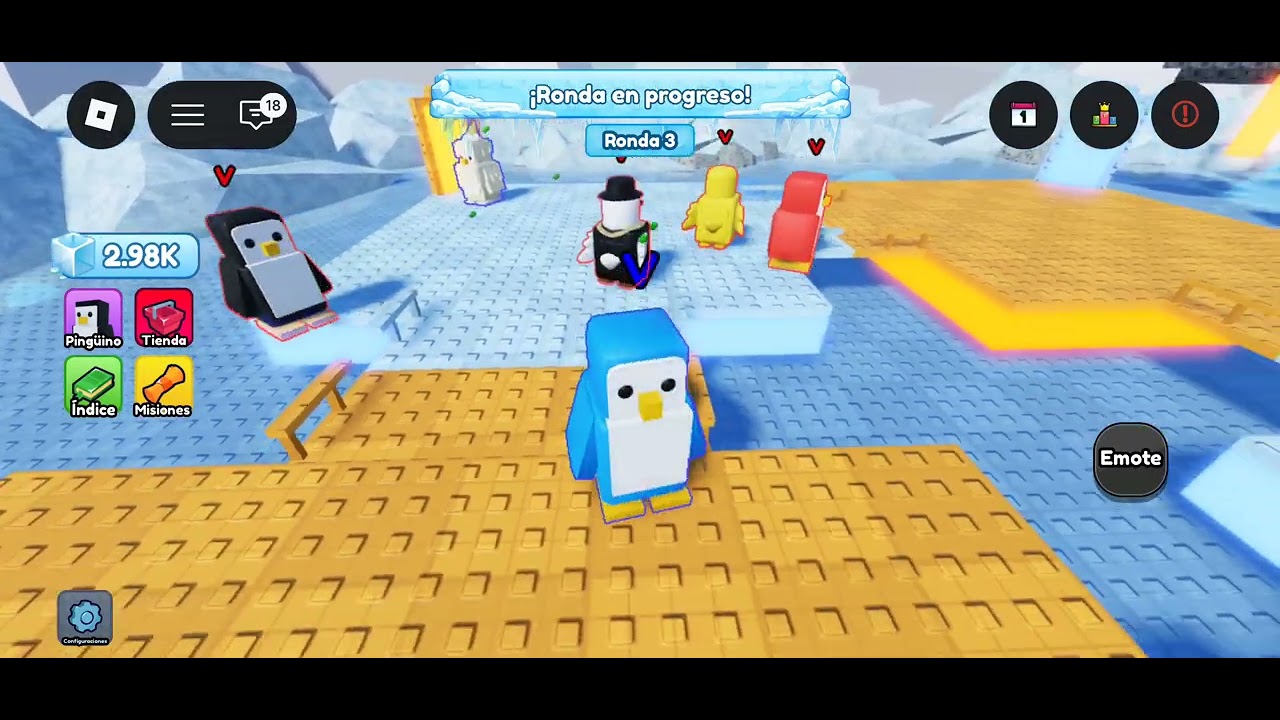 Jugando el juego de los pinguinos parte 1