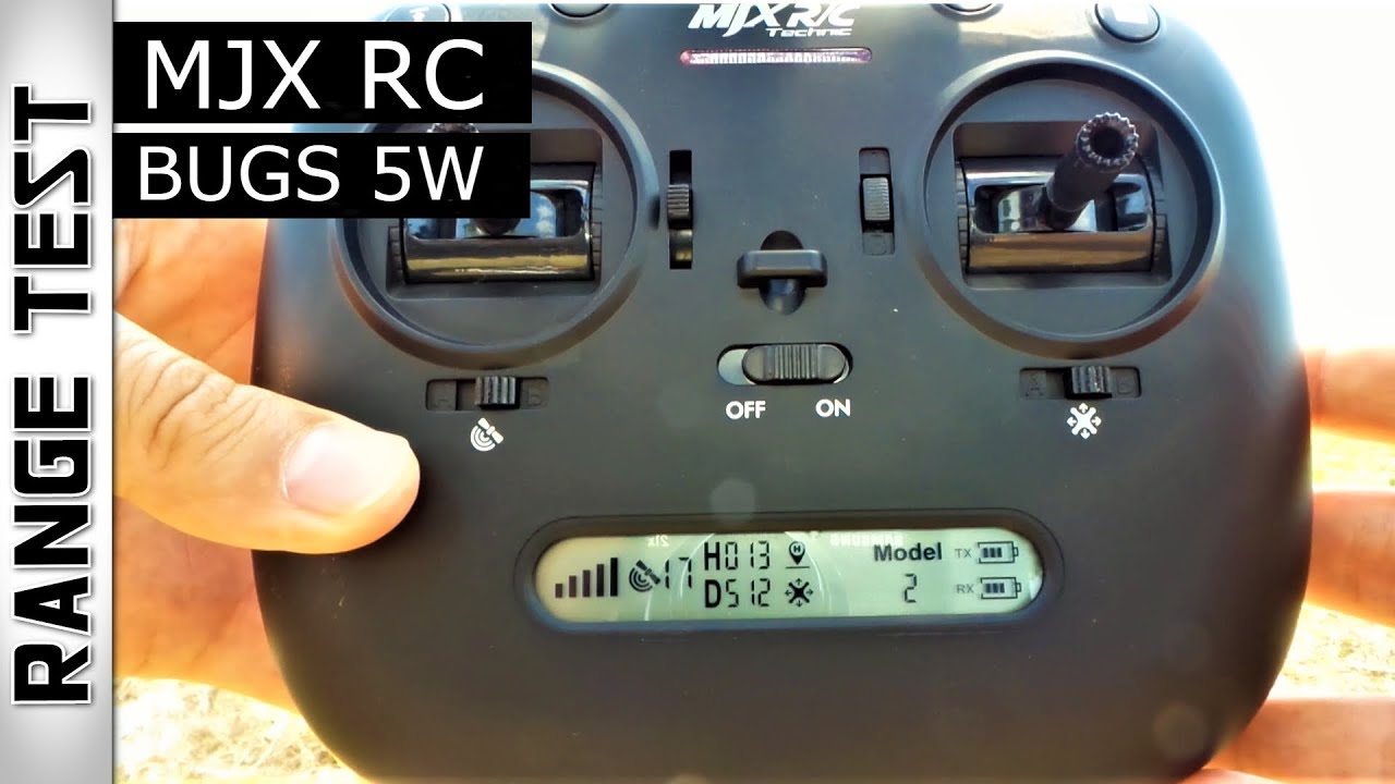 MJX RC BUGS 5W - Как далеко? ДИСТАНЦИОННЫЙ ТЕСТ