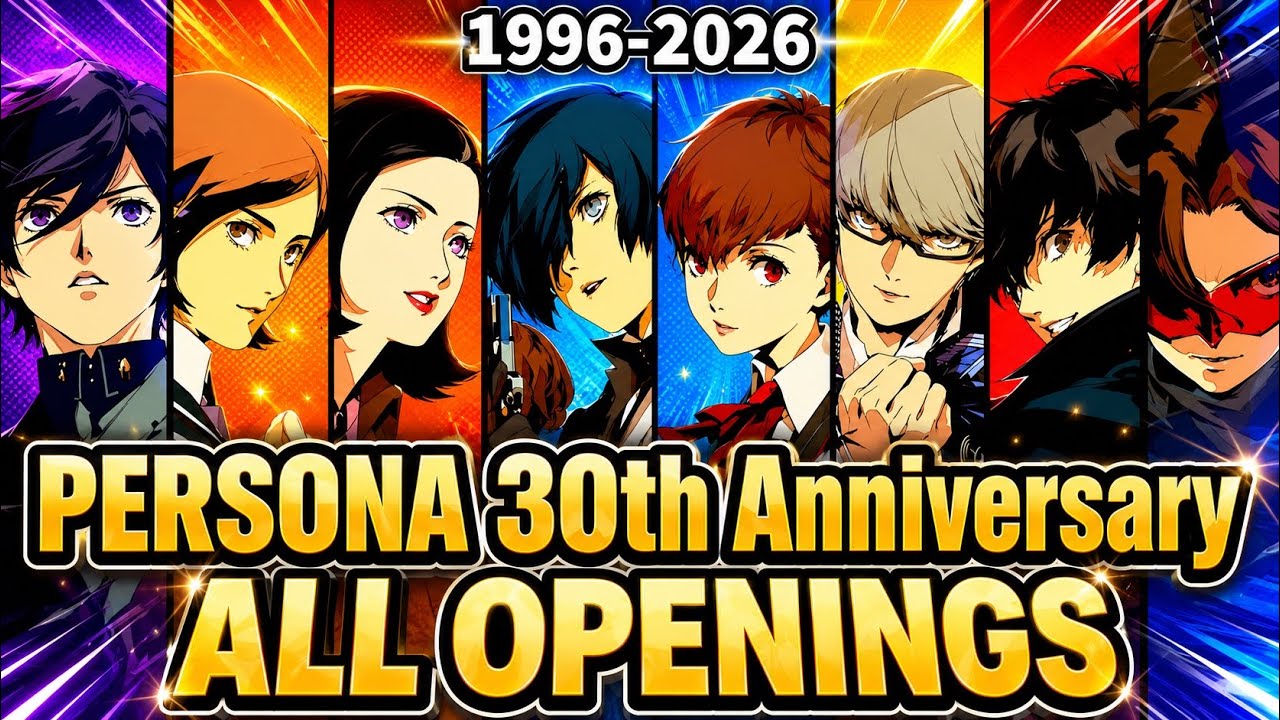 ALL PERSONA OPENING HD (REVELATIONS:PERSONA 1996 - PERSONA 3 RELOAD 2024)