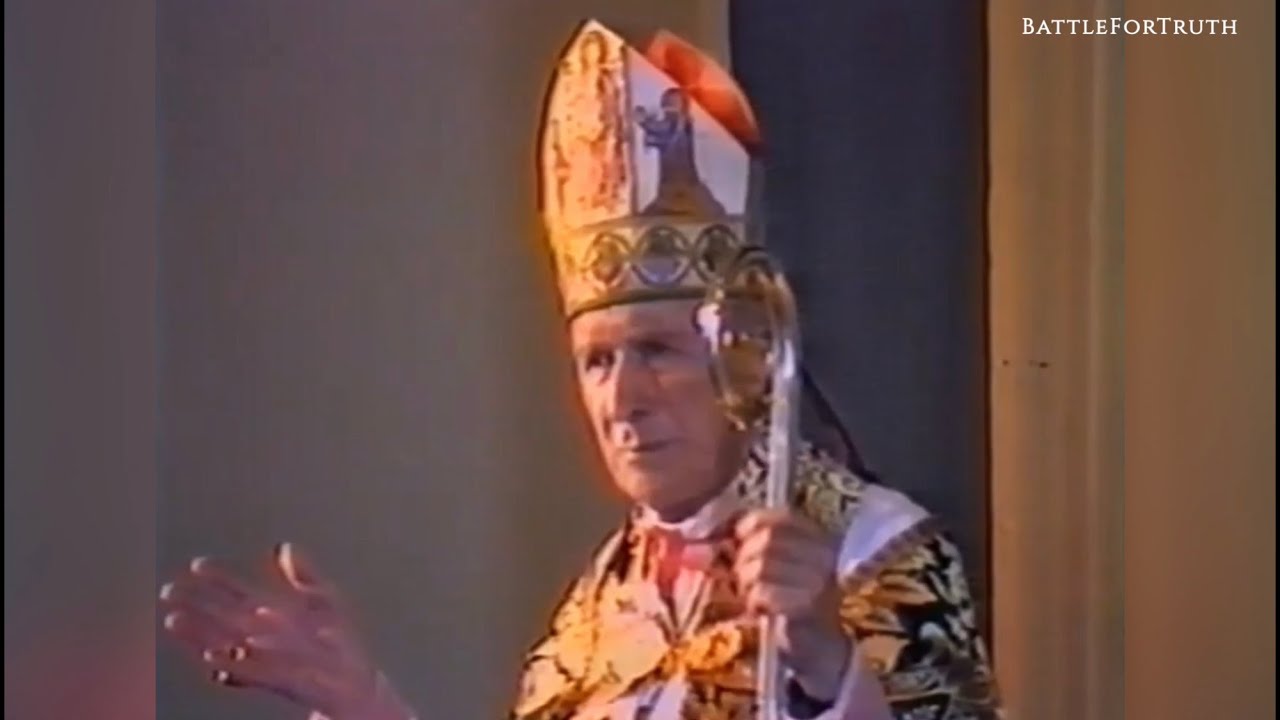 Archbishop Lefebvre English Sermon, Pontifical High Mass, 1985