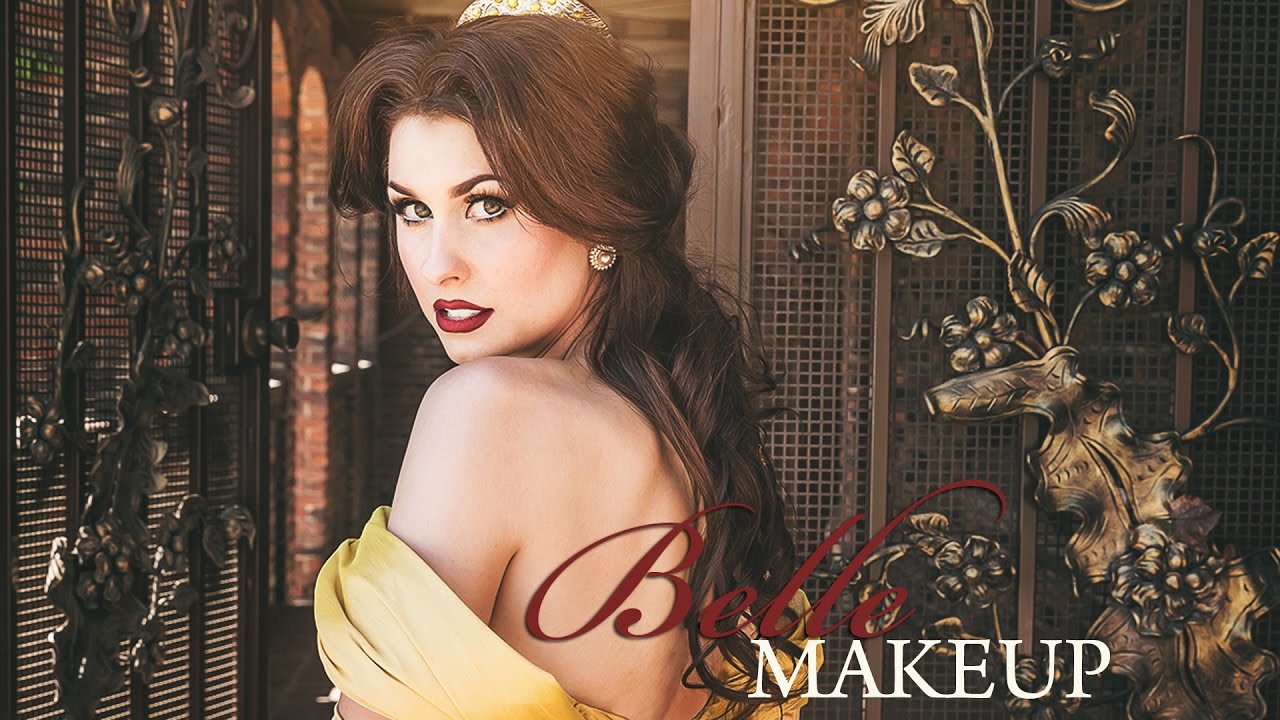 BELLE MAKEUP TUTORIAL with Disney Enchanted Tales!