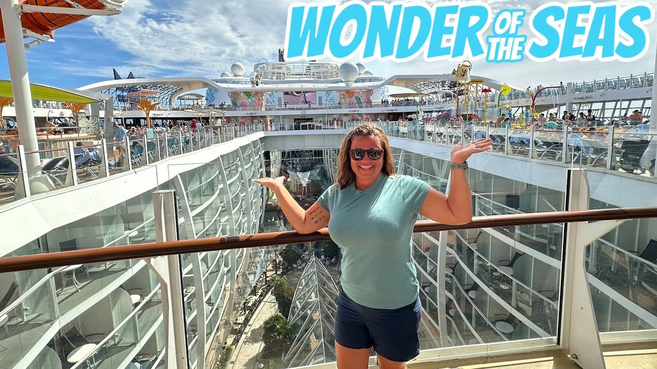 Впервые на борту Wonder of the Seas! Экскурсия на корабле