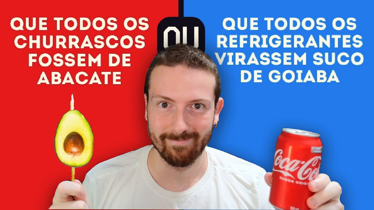 O que VOC&Ecirc; ESCOLHERIA? A resposta &eacute; &oacute;bvia...