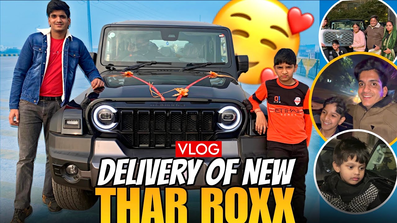 Finally Took Delivery of My Dream Car 😭🔥 | Thar Roxx Vlog no.33