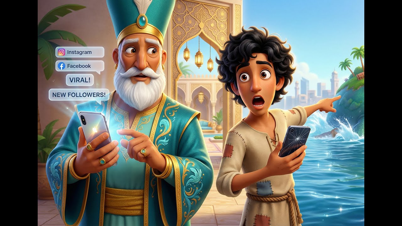 Sinbad Goes Viral: The “Island” MOVED?! (Instagram & Phone Adventure) | Funny Animated Story