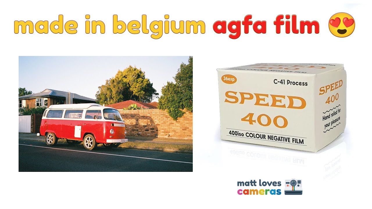 NEW RELEASE! Walkens Speed 400 Film is an Agfa 35mm Colour Negative Film Made in Belgium