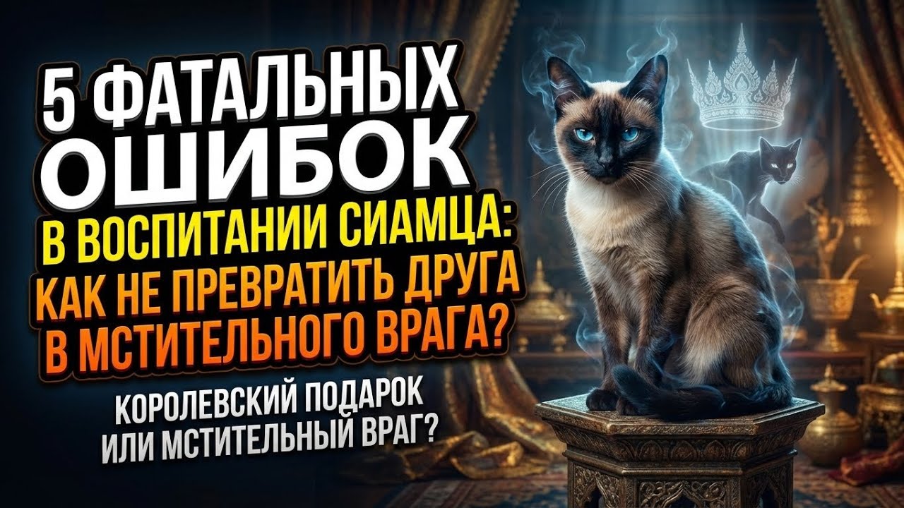 Не заводите Сиамскую кошку, пока не услышите ЭТО! Вся правда о жизни с «тенью