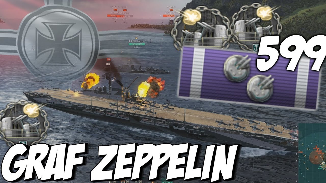 SECONDARY MONSTER  Graf Zeppelin - World of Warships