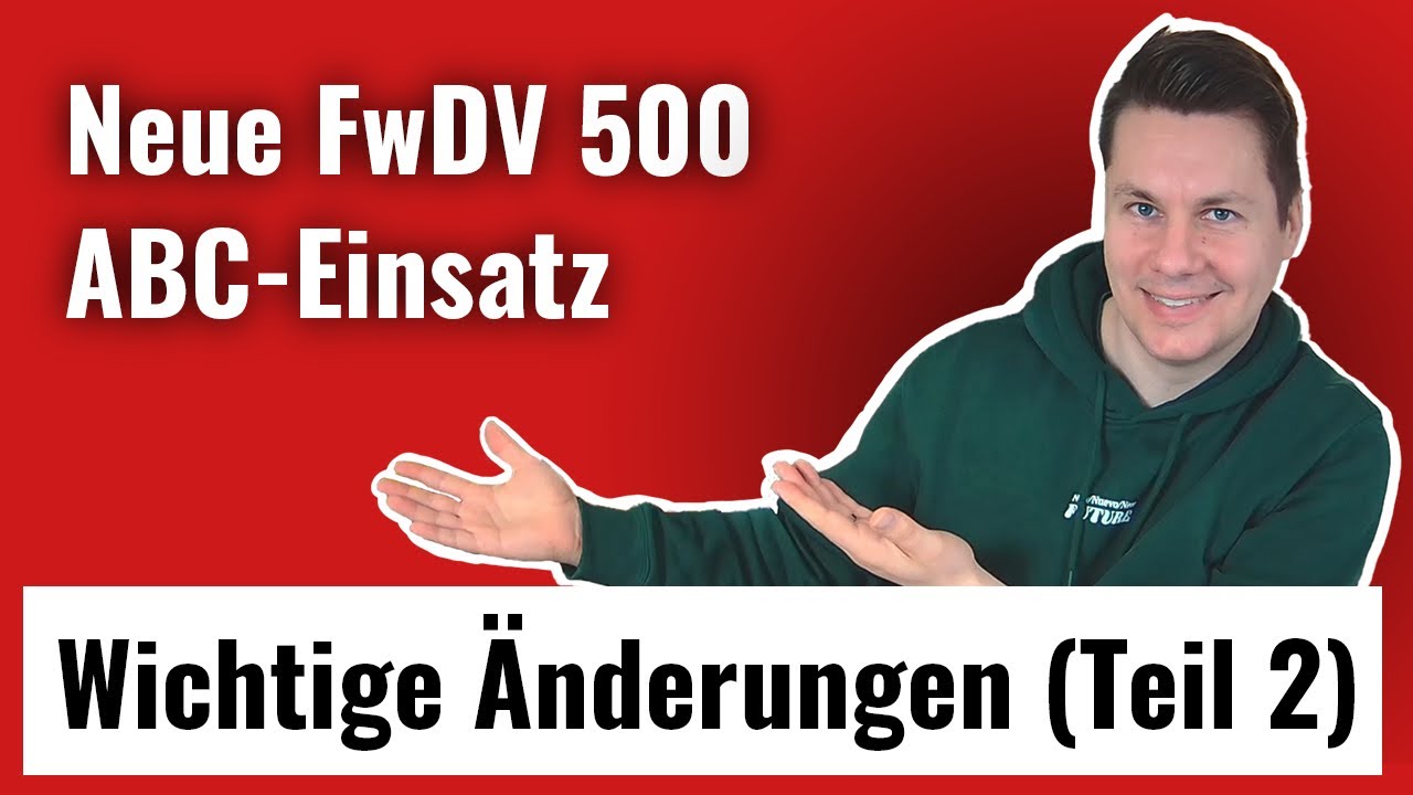 Das ist NEU ➡️ FwDV 500 (01/2022) erschienen (Feuerwehr Gefahrguteinsatz Teil 2 von 3)