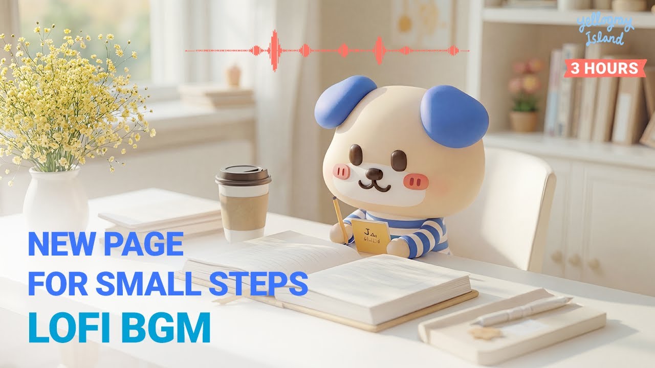 ☕️ 작은 시작을 위한 로파이 ㅣ New Page for Small Steps (Lofi BGM / Study / Journaling / WORK)