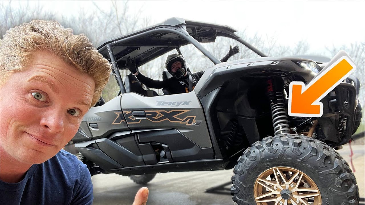 Насколько СИЛЬНО может гнуться Kawasaki KRX4?!