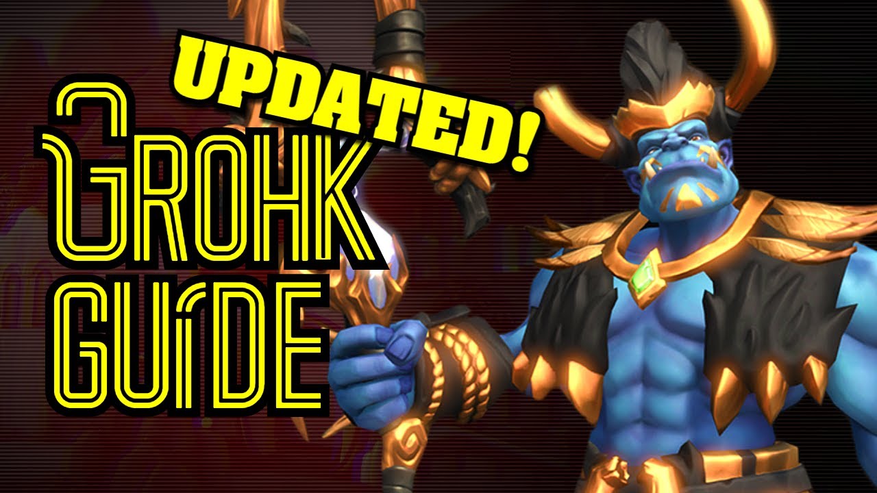 The UPDATED Ultimate Advanced Grohk Guide - Paladins Season 4 (2021)