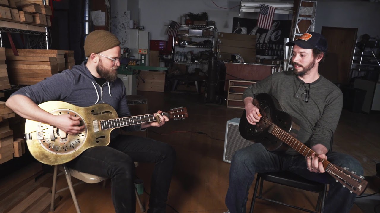 Joey Landreth and Seth Lee Jones at Mule Resophonic- Resos