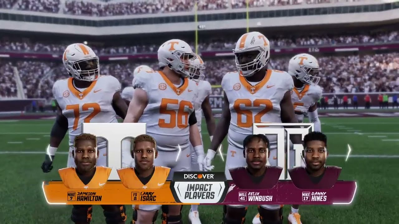 College Football 26: Dynasty Mode #9 Tennessee VS Texas A&M Game 8 (Season 15)