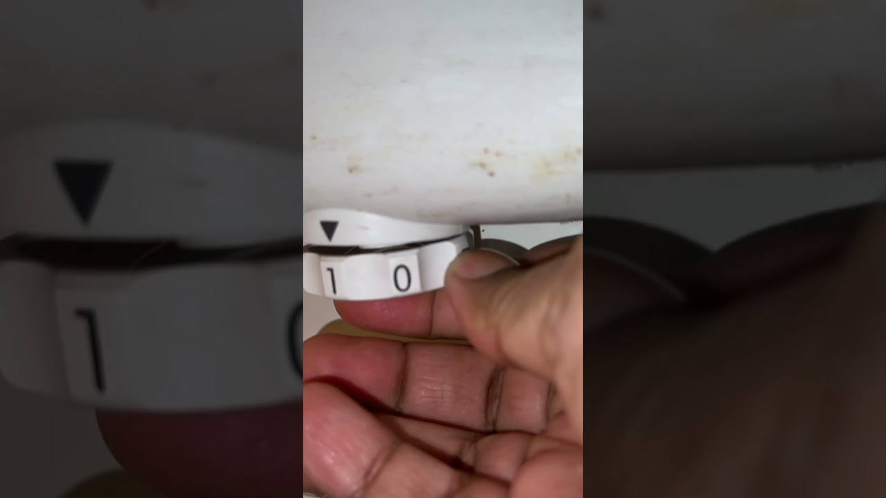 Thermostat of fridge | temperature setting of freezer👍 #viral #experiment #sciencefun #youtubeshort