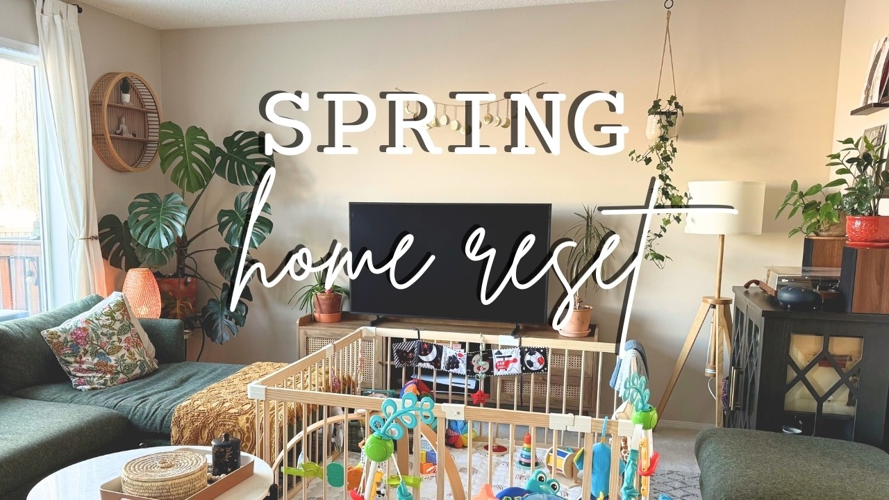 Spring Reset Clean With Me | Kitchen Deep Clean, Dining Room Refresh & New Playpen Setup