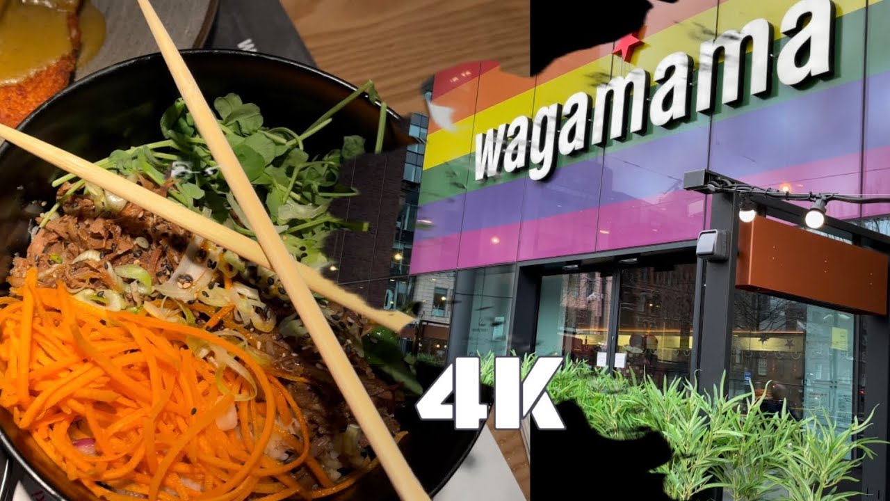 Lunch @ Wagamama || ChinaTown || Manchester UK 🇬🇧