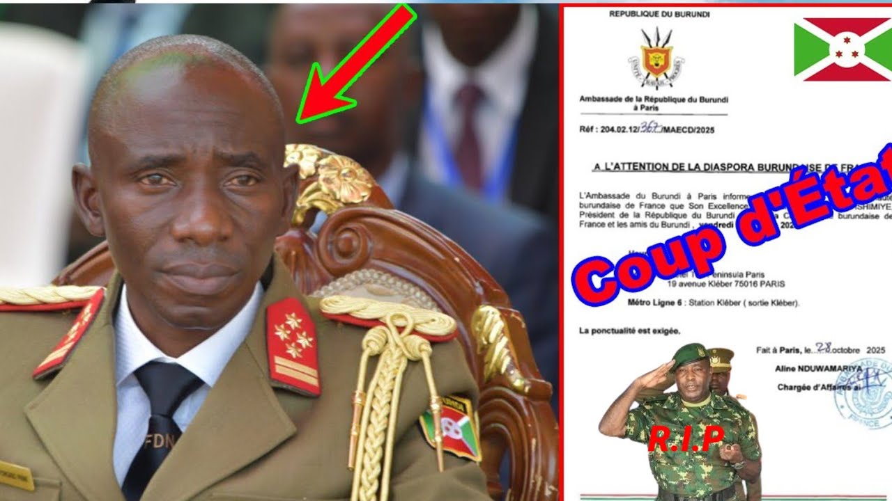 COUP D'ETAT BURUNDI// LE27/01/2026 SEBARUNDI AHIRITSWE KUBUTEGETSI BITUNGURANYE 