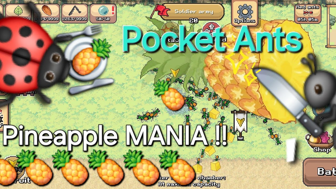 Attacking FIREFLY! Pocket Ants gameplay tips