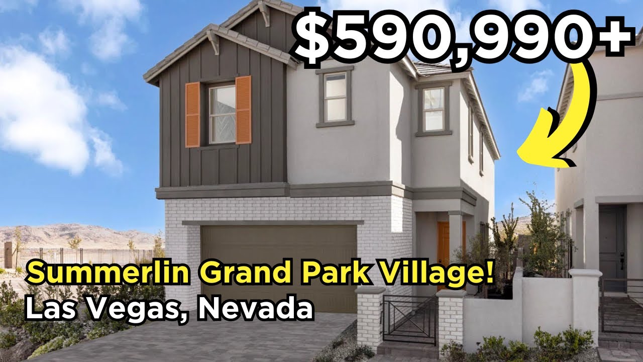 Новые дома на продажу в жилом комплексе Grand Park Village в районе Summerlin Las Vegas.