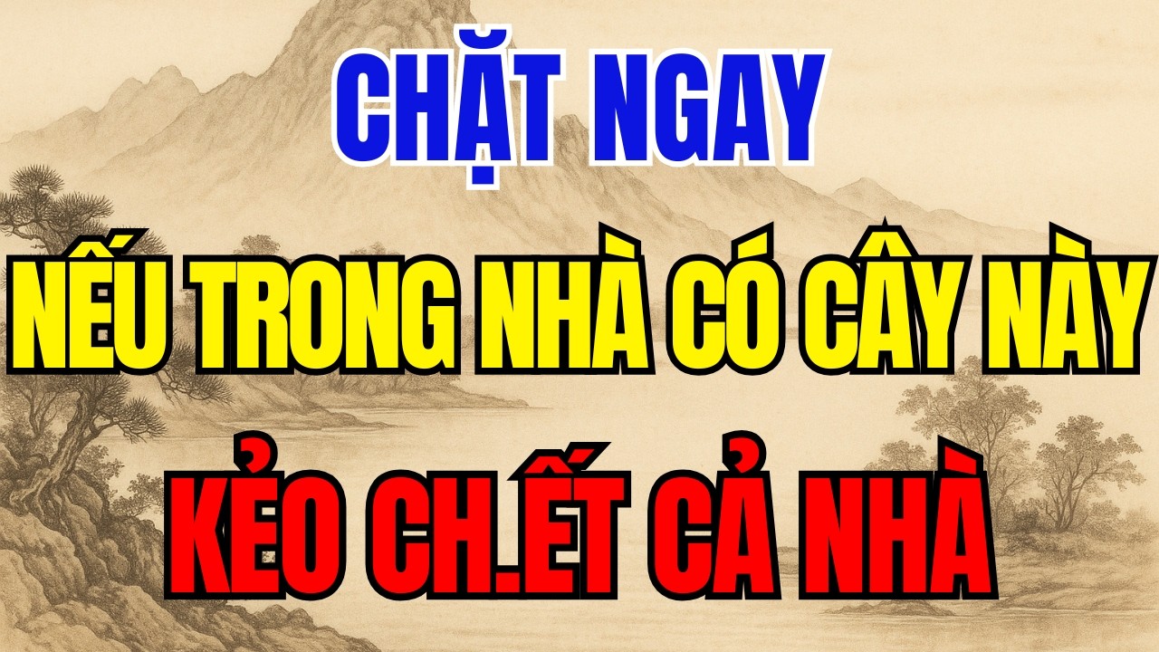 CHẶT NGAY Nếu Trong Nhà Có 8 Cây Này Kẻo Rước ĐẠI HỌA Vào Thân, ĐEN ĐỦI TRIỀN MIÊN Tiền Của Tiêu Tán