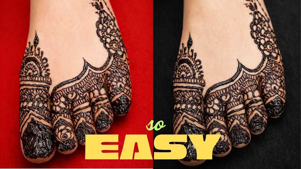 Henna design for beginner's ,so easy step by step  henna design